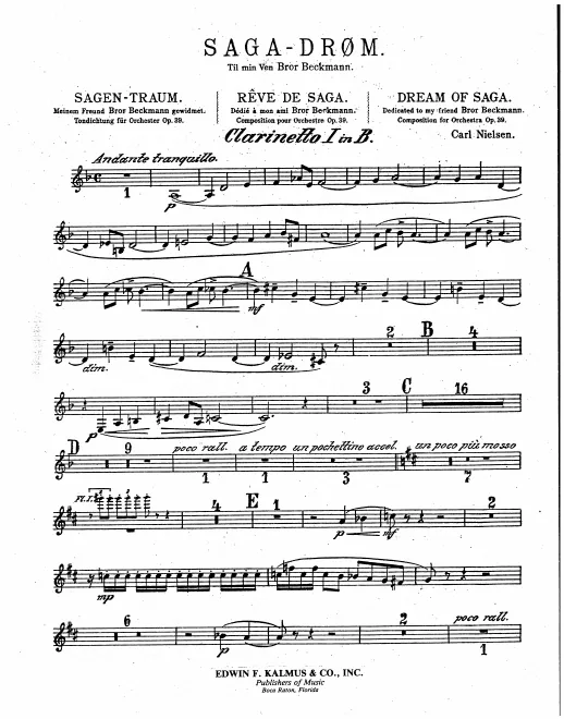 Clarinet 1 (B♭)
