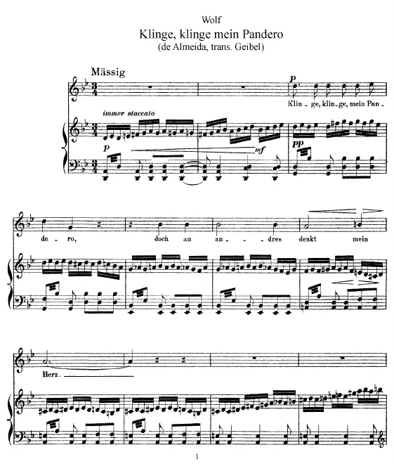 Part 2: Weltliche Lieder (Secular Songs)