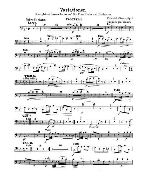 Bassoon 1, 2
