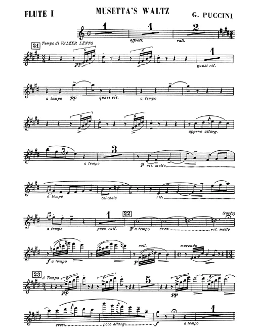 Flute 1, 2