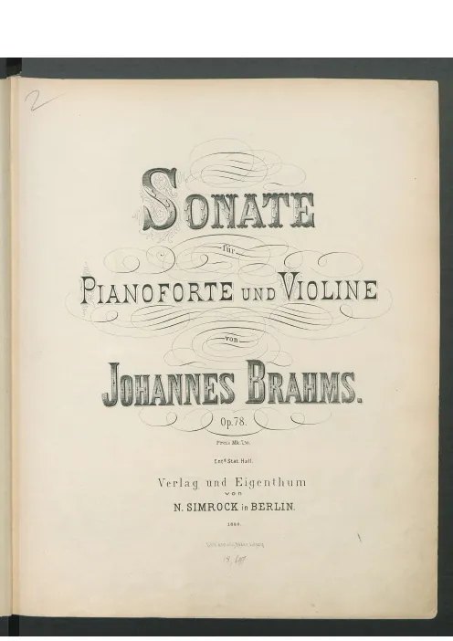 Complete Score and Violin Part (color)