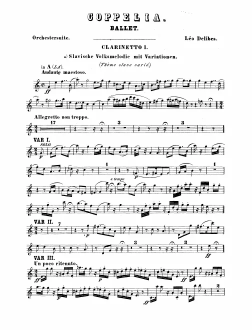 Clarinet 1, 2 (A/B)