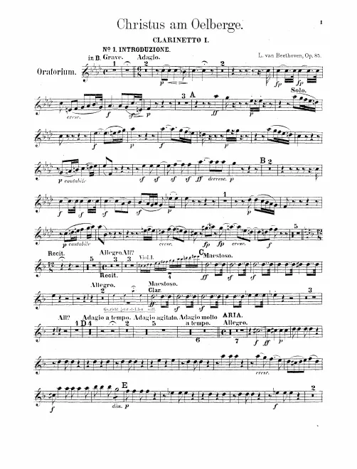 Clarinet 1, 2 (B)