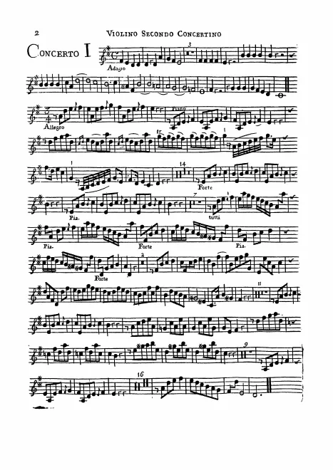 Violin 2 concertino
