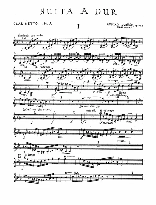 Clarinet 1, 2 (A, B)