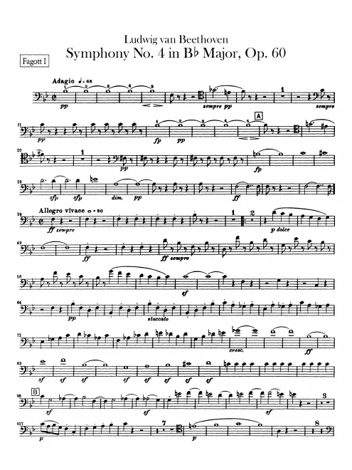 Bassoon 1, 2