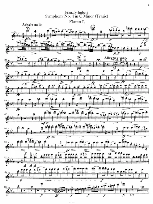 Flute 1, 2