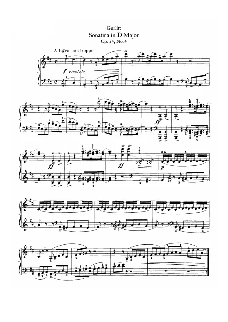 4. Sonatina D major