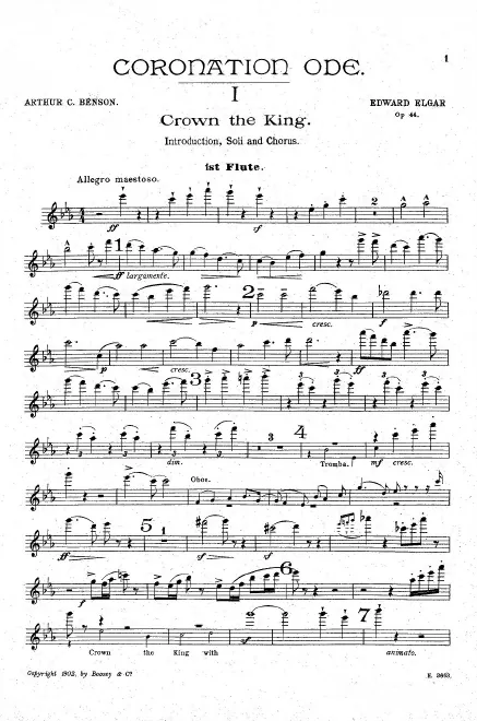 Flute 1, 2, Piccolo