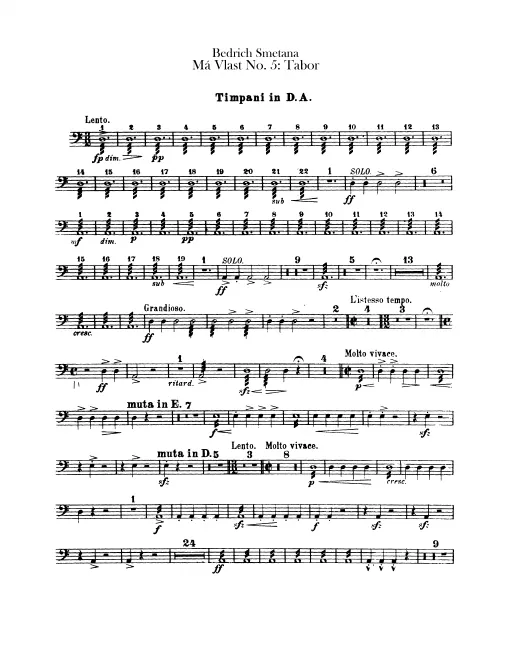 Timpani, Cymbals