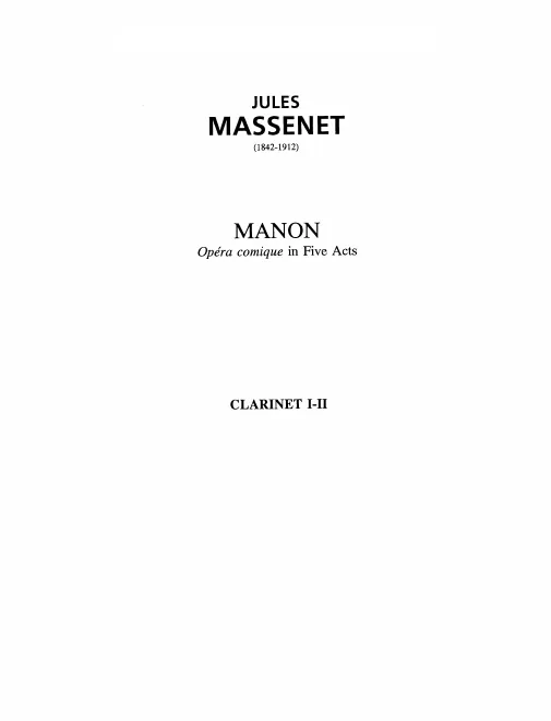 Clarinet 1/2 (A/B)