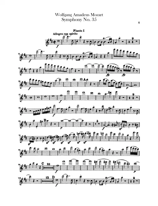 Flute 1, 2