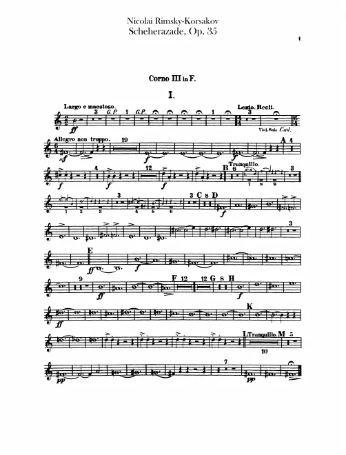 Horn 3, 4 (F)