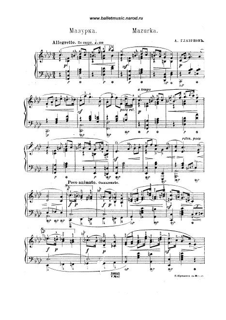 2. Mazurka in F minor