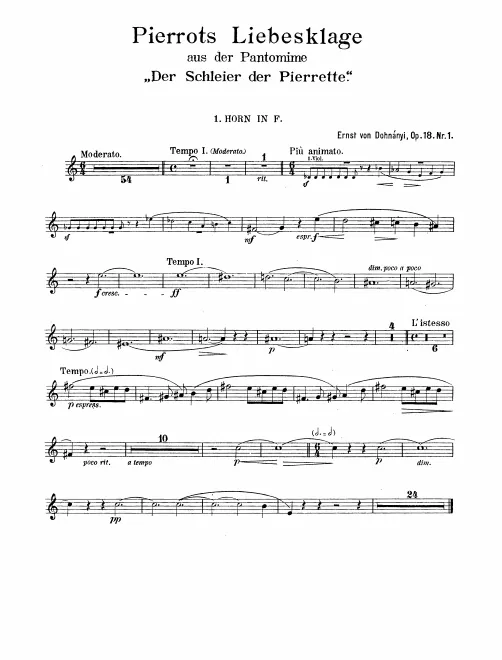 Horn 1, 2, 3, 4 (E/F)