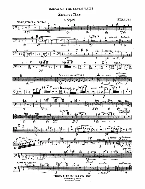 Bassoon 1, 2, 3/Contrabassoon