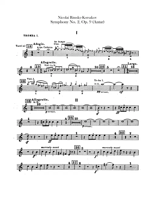 Trumpet 1, 2 (A, B)