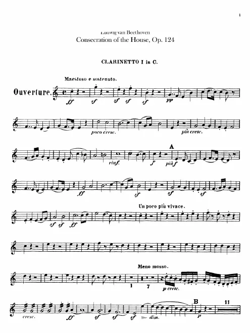 Clarinet 1, 2 (C)