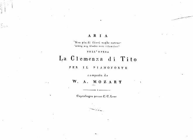 Aria "Non piu di fiori vaghe catene"