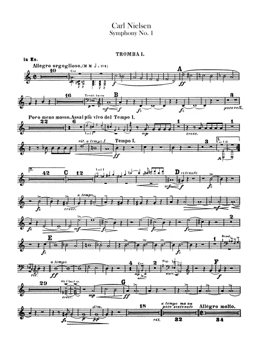 Trumpet 1, 2 (E♭, C)
