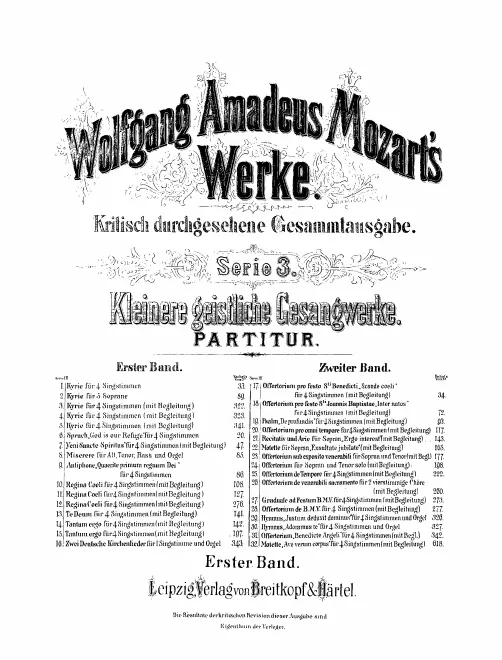 3. Kleinere geistliche Gesangwerke (Band 1,2)