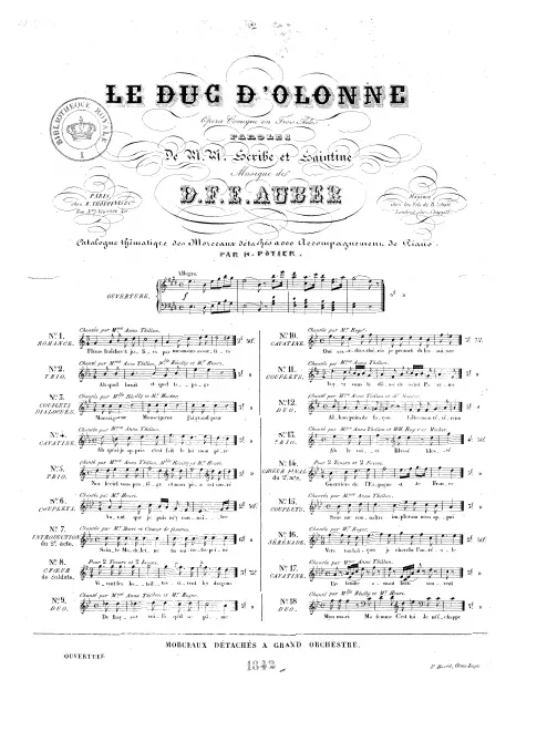 No.2, Trio: "Ah, quel bruit et quel tapage"