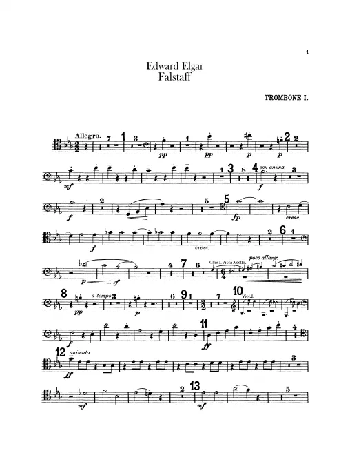Trombone 1, 2, 3, Tuba