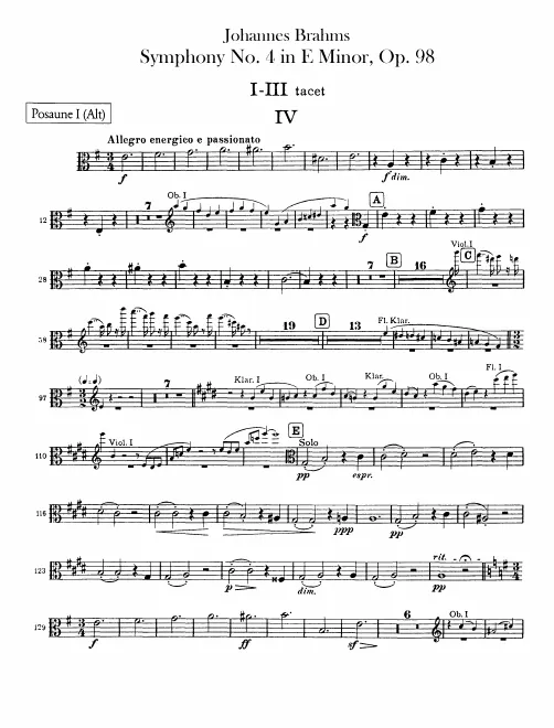 Trombone 1, 2, 3 (Alto, Tenor, Bass)