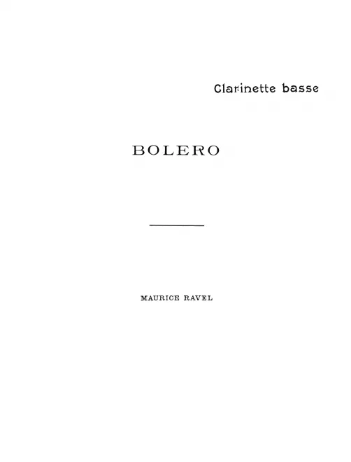Bass Clarinet (B)