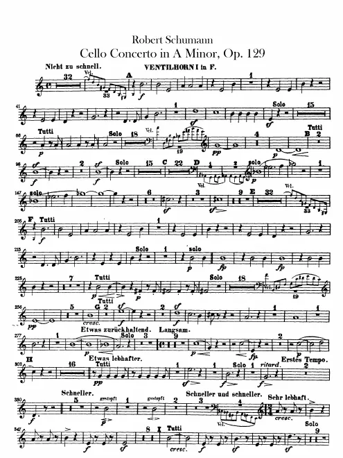Horn 1, 2 (F)