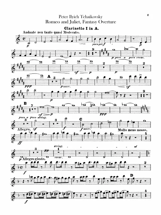 Clarinet 1, 2 (A)