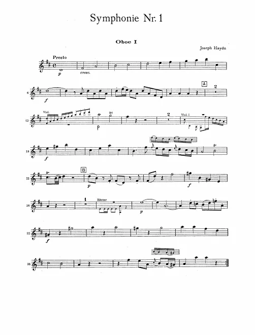 Oboe 1, 2
