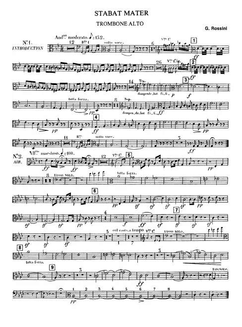Trombone 1, 2, 3 (Alto, Tenor, Bass)