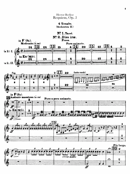 Brass Orchestra II: Trumpets 1 (2 in F, D, E) / 2 (2 in E, D, E)