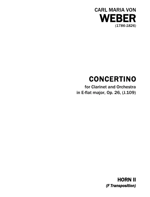 Horn 2 (F, transposed)