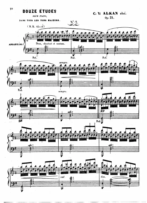 3. Andantino