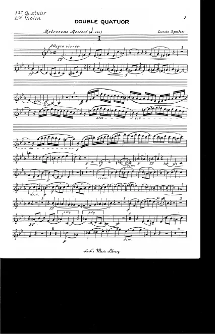 Violin II (Quartet I)