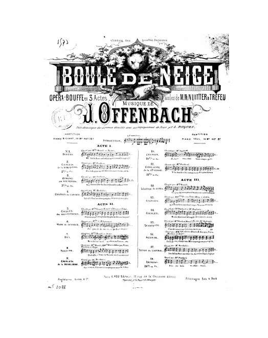 No.9, Couplets de la muselière: "Oui, la muselière est un moyen" (Act II, No.13)