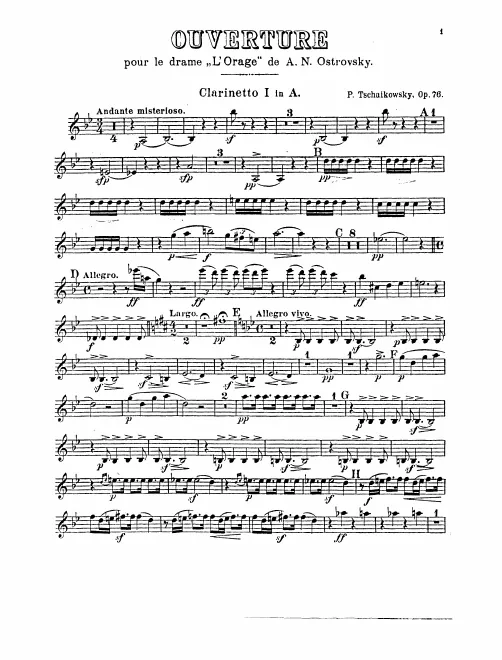 Clarinet 1, 2 (A)