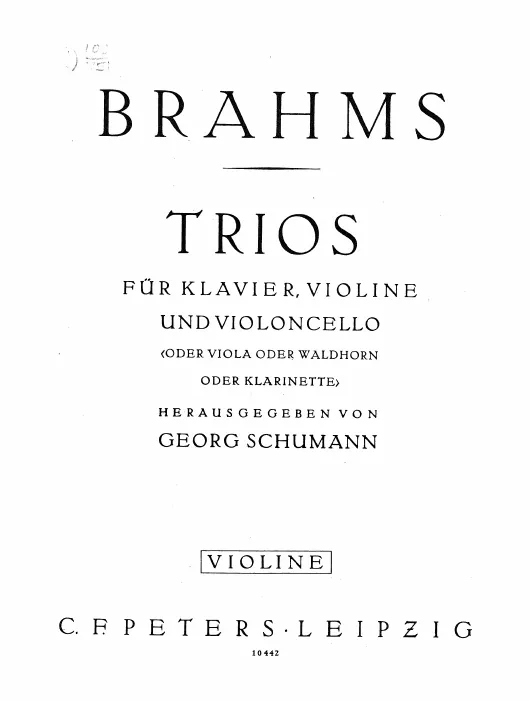 Violin Part (alternate for clarinet)