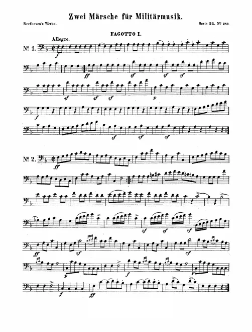 Bassoon 1, 2, Contrabassoon