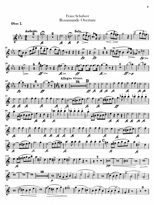 Oboe 1, 2