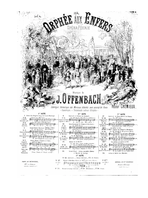 No.19 bis , Couplets: "Quand j'étais roi de Béotie" (Act III, No.19)