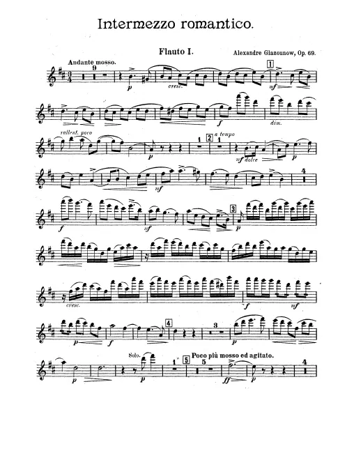 Flute 1, 2, 3
