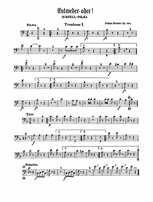 Trombone 1, 2, 3