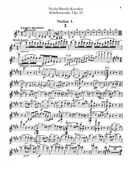 Violins I