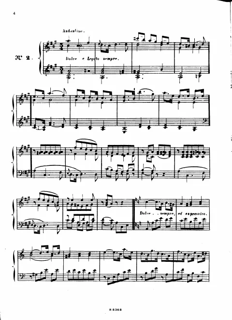 2. Andantino