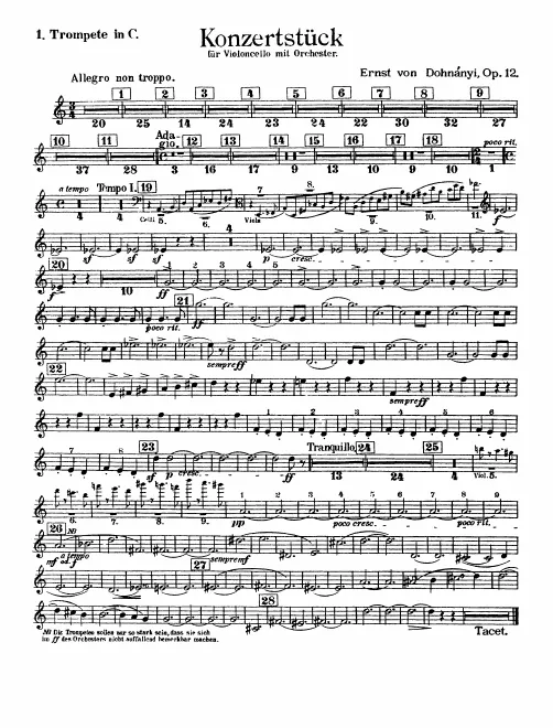Trumpet 1, 2 (C)