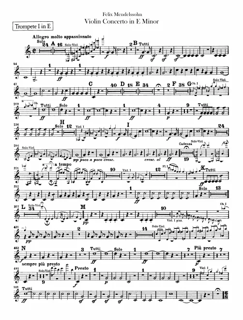 Trumpet 1, 2 (E)