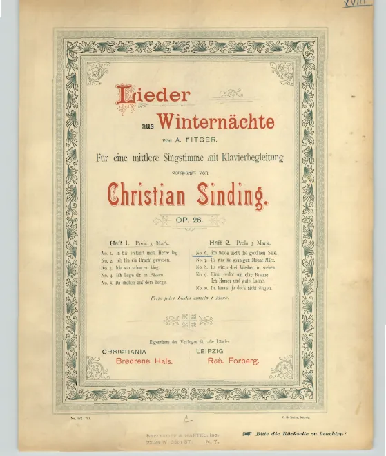 6. Ich neide nicht die goldnen Säle